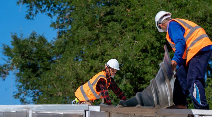 Professional metal roof installation in Claremont, VA